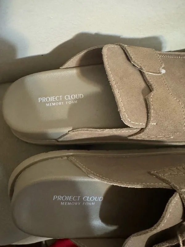 Protect Cloud Genuine Suede Womens Clogs-Arch Support-Lightweight-Non-Slip size8 - Image 6