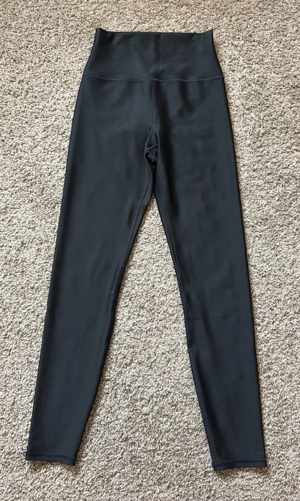 Alo Yoga 7/8 High-Waisted Airlift Leggings Black S - Image 4