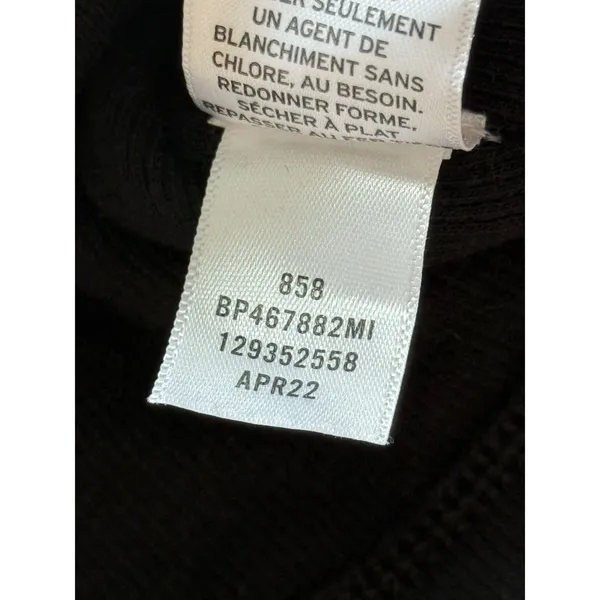 NWT BP Nordstrom Sleeveless‎ Crop Tank Black Medium Organic Cotton Stretch - Image 5