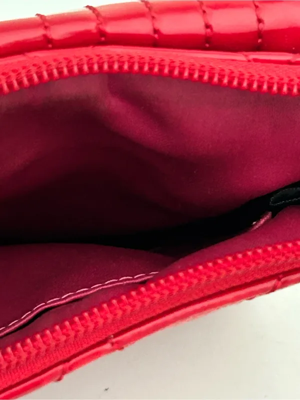 Coach Poppy Gloss Red Mini Purse - Image 10