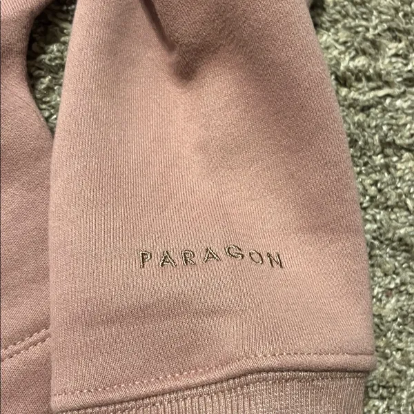 Paragon FitWear Women’s Fleece Lined Cropped‎ Dusty Pink Crewneck Sweatshirt - Image 3