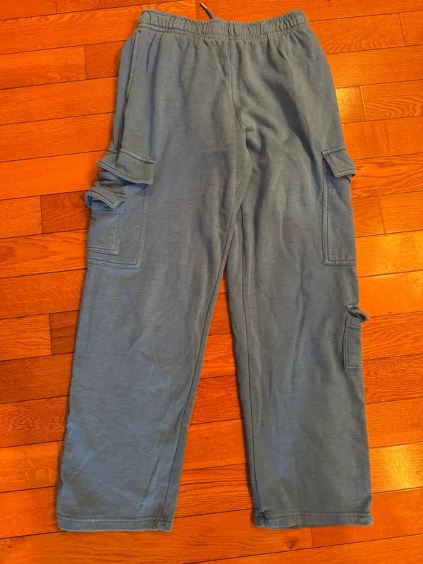 Garage UltraFleece Cargo Sweatpants Size Medium Blue - Image 2