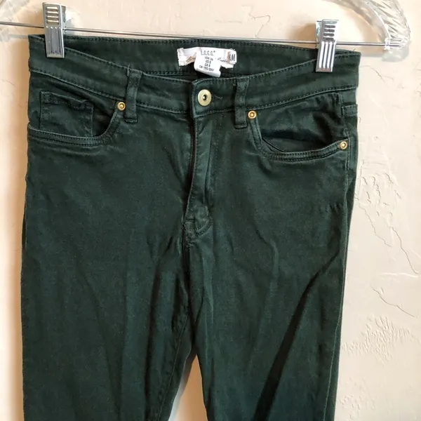 L.O.G.G‎ Forest Green Skinny Jeans - Image 2