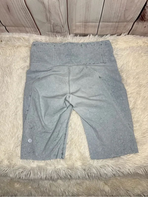 Lululemon Fast and Free HR Short 10" City Grit White Blue Fog - Image 3