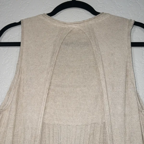 New Free People Beige Cloud Baja Escape Duster Cardigan Size Small - Image 8
