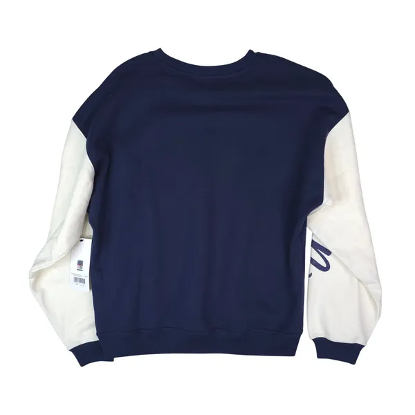 47 Brand UNCG Spartans Sweatshirt Womens XL Navy White Colorblock Pullover - Image 2
