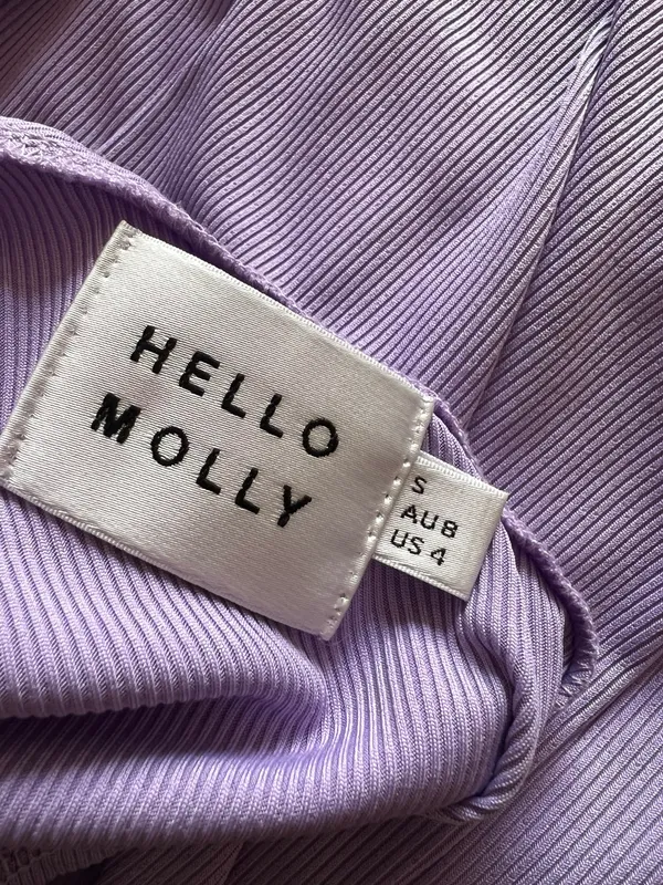 Airplane Mode Midi Dress Lilac - Image 9