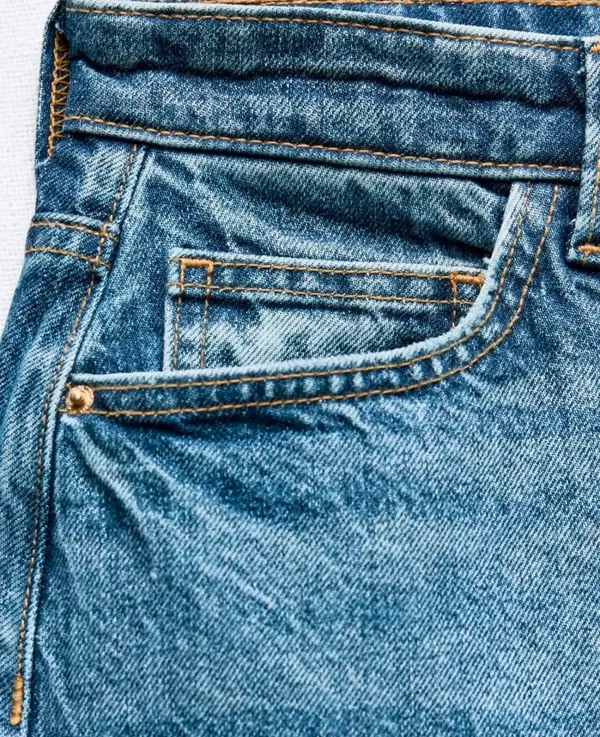 maxi midi full length cargo high waist a line casual denim jean skirt - Image 6