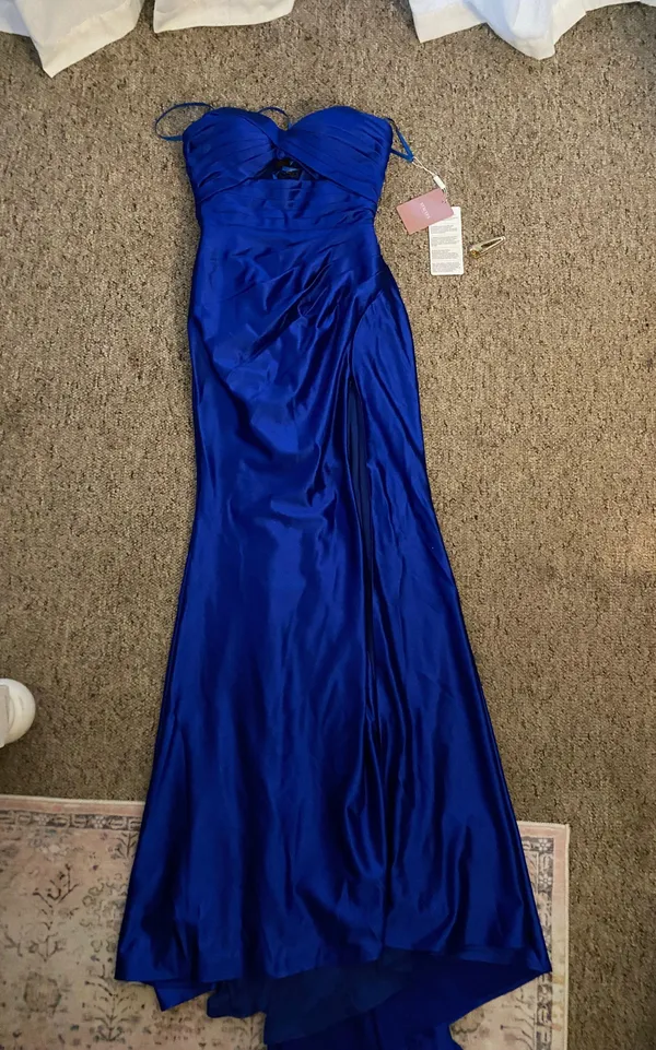 Royal Blue Prom Dress - Image 3