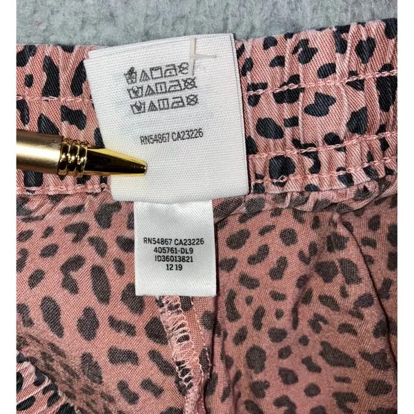 PINK Victoria's Secret Leopard Print Jogger Pants Women‎ XS Elastic Drawstring - Image 9