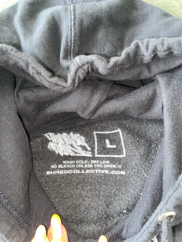 Terror Reid Hoodie Black Size L - Image 4