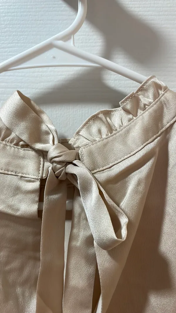 NWT Champagne Asymmetrical Dress - Image 6