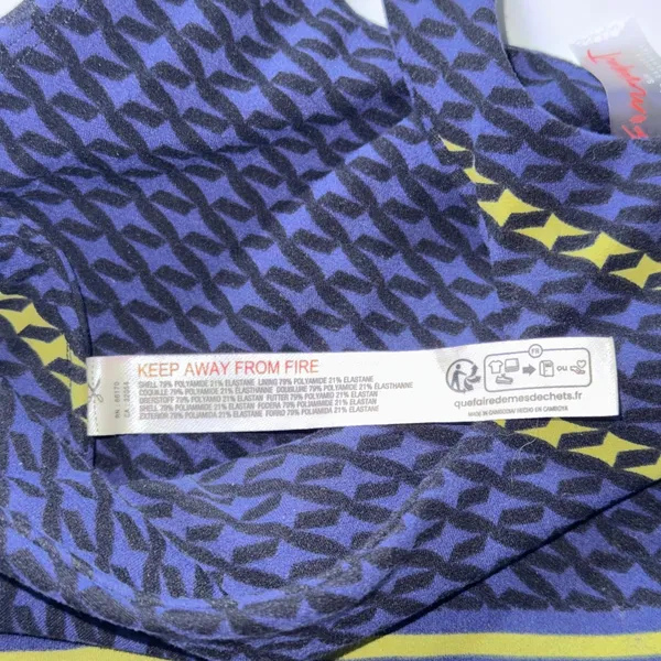 FP Movement Never Better Sports Bra Small Navy Blue Racerback Activewear NO PADS - Image 6