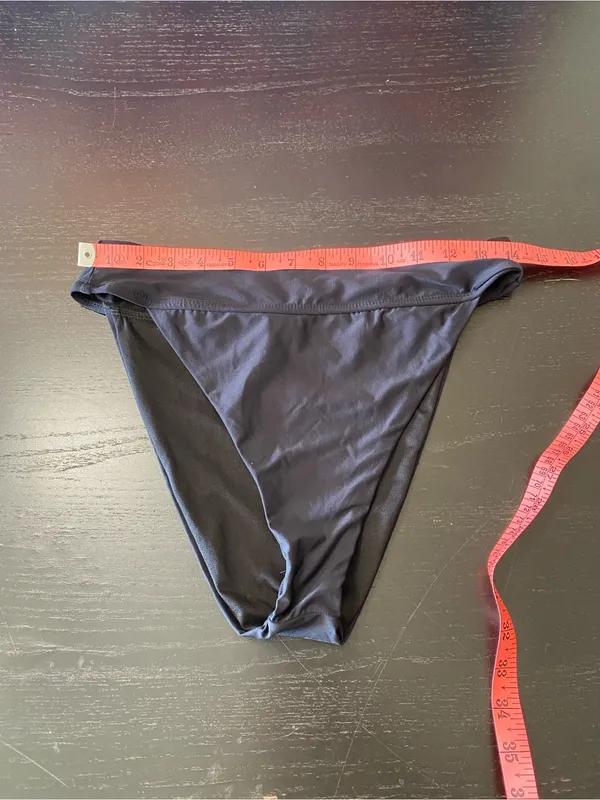 W by Worth Black Bikini Bottom - Simple High-Cut Brief - Image 3