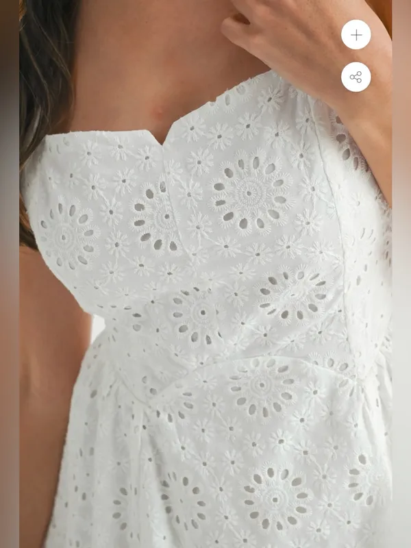Nwt Mable Talore Lace Up Back Eyelet Dress - Image 6