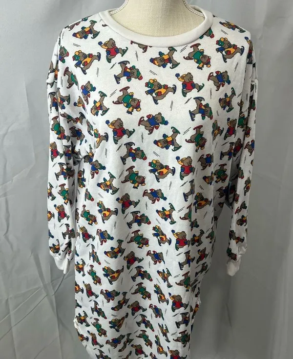 Vintage nite mates sleepwear medium White - Image 3