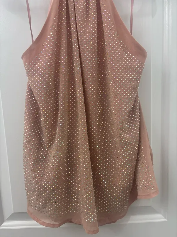 Anthropologie halter sequin backless top - Image 3