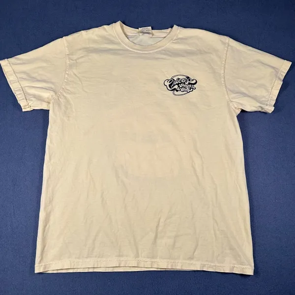 Cricos Pizza & Subs Comfort Colors Unisex Large Yellow‎ Short Sleeve Gulf Shores - Image 2