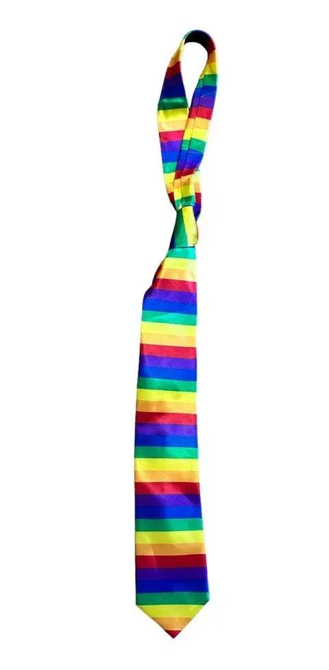 Pride Halloween Rainbow Tie One Size Costume Cosplay - Image 4