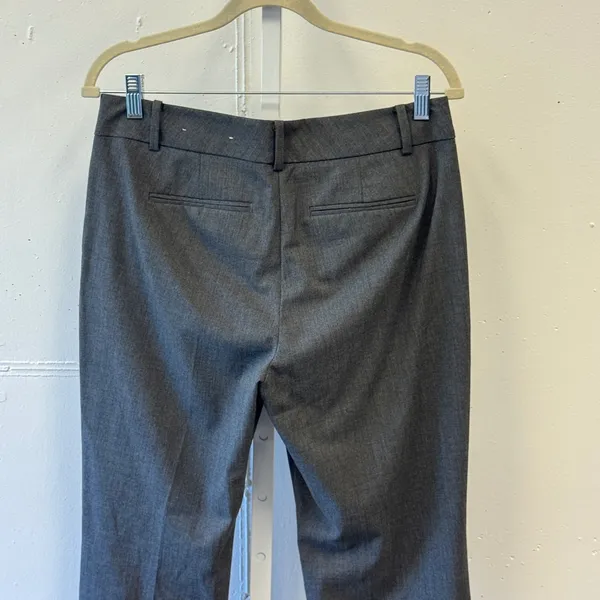 Ann‎ Taylor Factory Petite Gray Straight Leg Dress Pants Trousers 6P Charcoal - Image 5