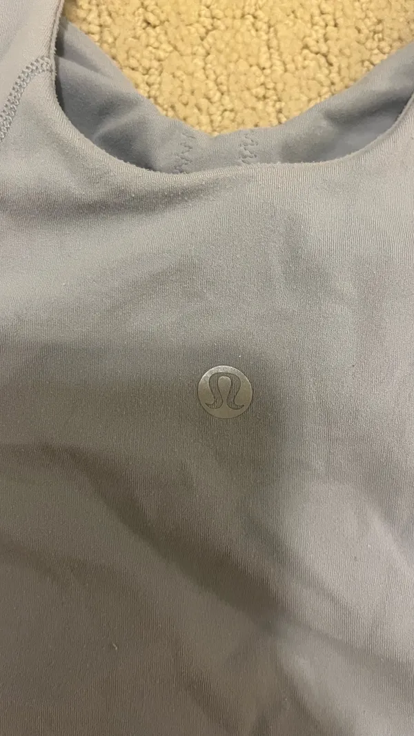 Greyish Blue Lululemon Align Tank Top  - Image 3