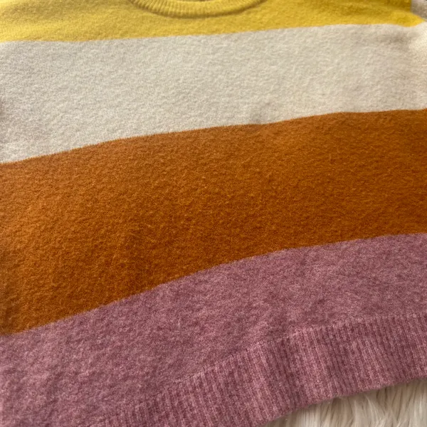 Striped Gladwell Balloon-Sleeve Pullover Sweater - Image 7