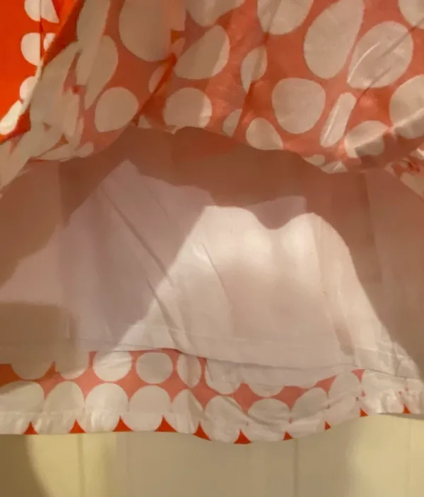 Cato Skirt Orange Polka A Dot  - Image 2