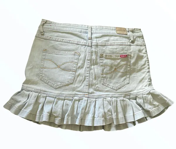 Zana Di y2k light wash denim skort - Image 3