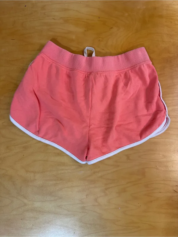Aerie Pique Terry Dolphin Lace Up Shorts in Peach Size Small - Image 8