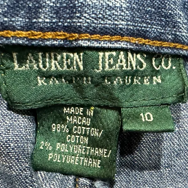 Lauren by Ralph Lauren Jeans Co Wide Leg Medium Wash Denim Jeans‎ Size 10 - Image 8