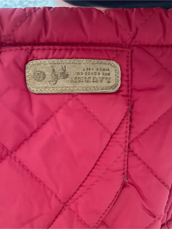 Ralph Lauren Vintage 90s Y2K Quilted Corduroy Collar Barn Chore Vest Jacket - Image 5