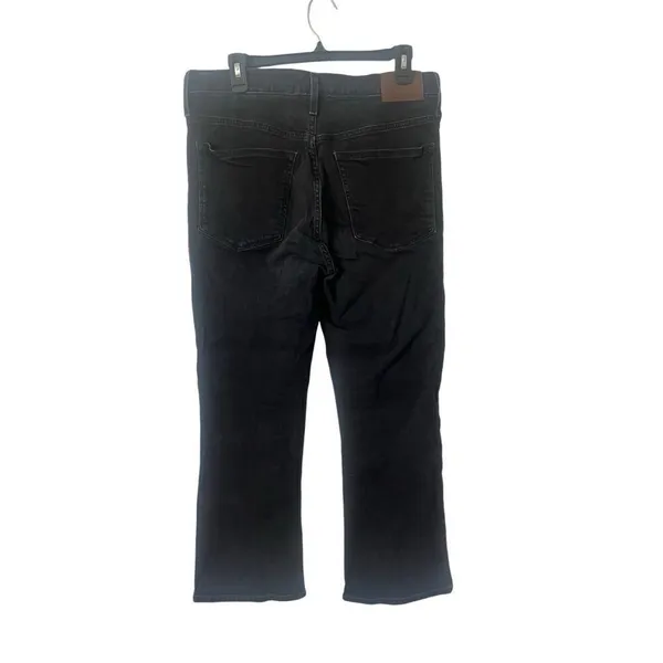 J. Crew Mercantile Black Wide Leg Ankle Jeans Size‎ 30/10 - Image 2