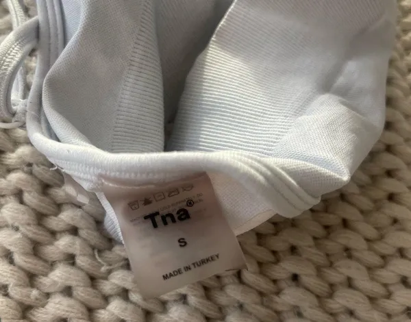Aritzia tna sports bra in white - Image 3