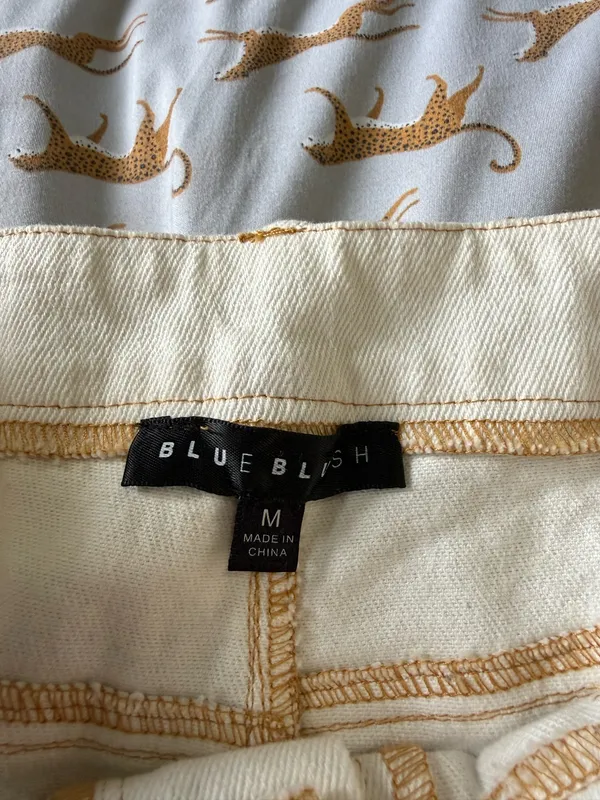 Blue Blush white shorts - Image 2