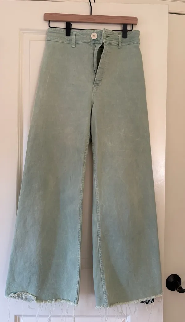 ZARA ZW High-Waisted Marine Straight Jeans - Image 2