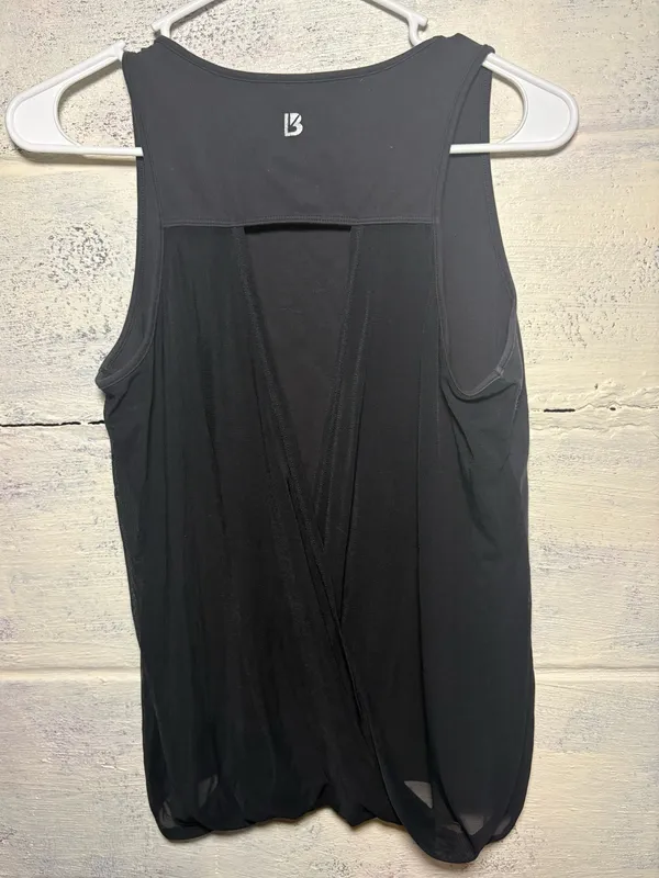 Buffbunny black tank with sheer back size Small - Image 2
