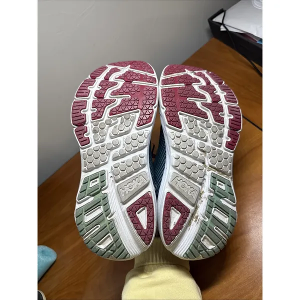 Hoka One One Bondi 5 Shoes Women Size 8.5 Blue Magenta Sneakers Cushioned - Image 8