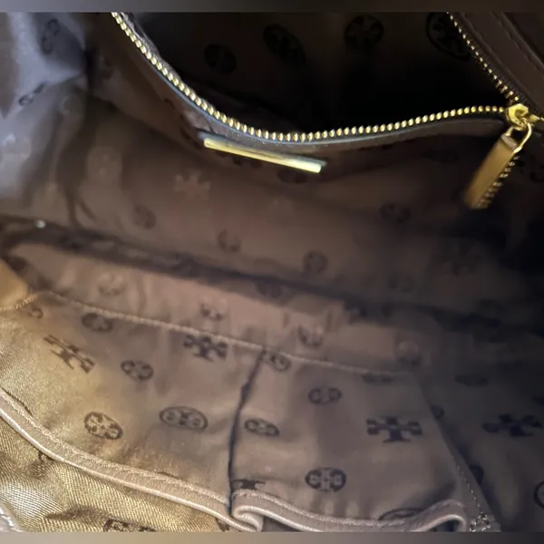 Tory Burch Brown Leather Shoulder Bag - Image 3