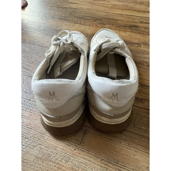 Madewell Kickoff Trainer Sneaker White Low Top Lace-Up Athletic Women's size 8 - Image 4