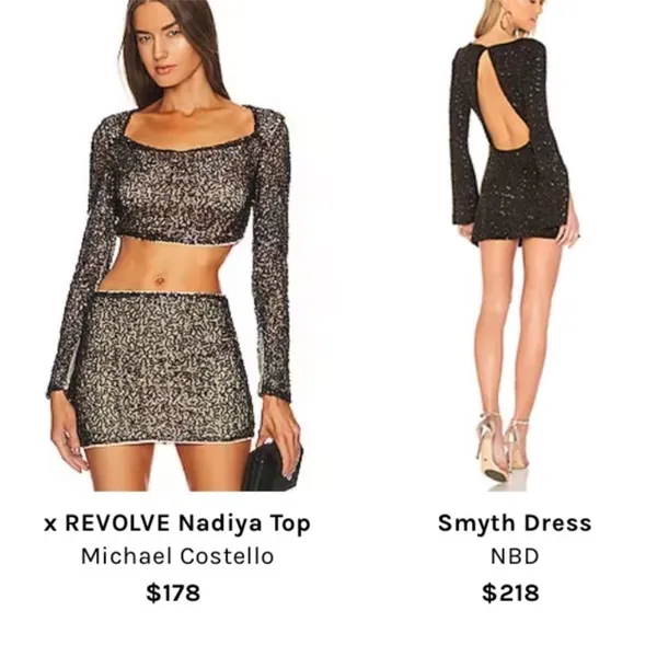 REVOLVE x MICHAEL COSTELLO NADIYA TOP SIZE‎ S - Image 3