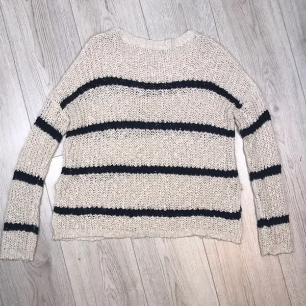 Charlotte Russe Striped Pullover Sweater Size M - Image 6