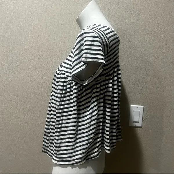 Free people striped short sleeve top - Image 3