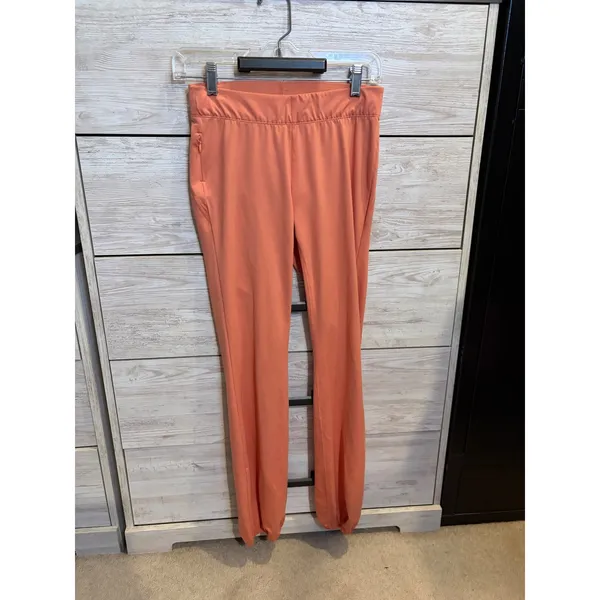 Free People Movement High Rise Free Style Pants Coral Orange Joggers Womens S - Image 3