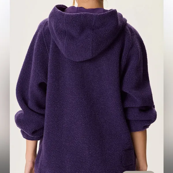 Outdoor Voices MegaFleece Snap Up Hoodie Sz S - Image 4