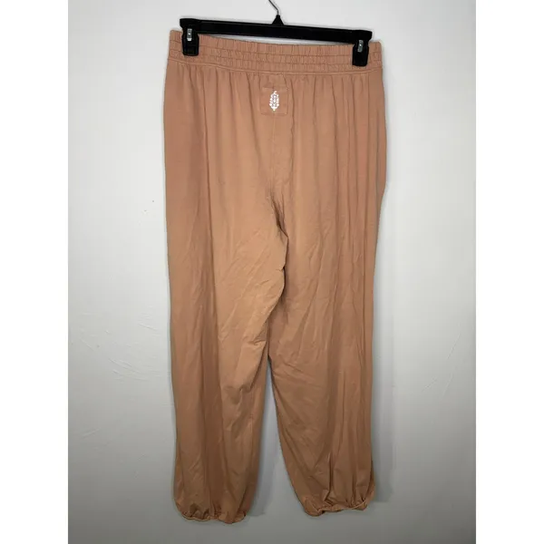 Free People Movement Slouchy Balloon Joggers Large Dusty Pink Stretchy Comfy FP - Image 3