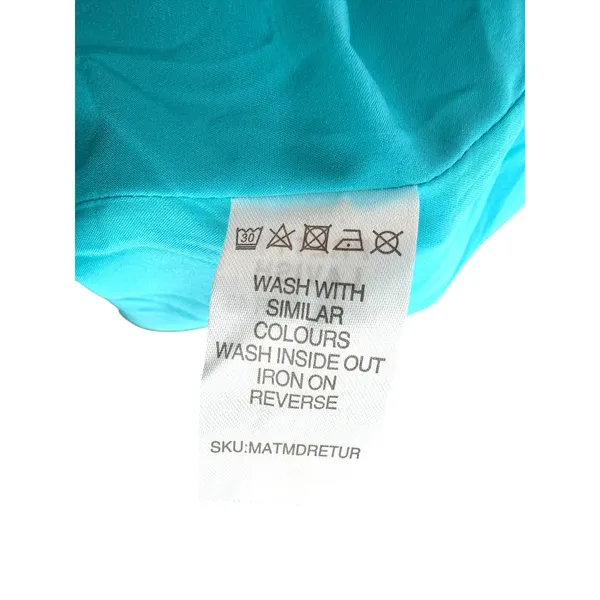 Pretty‎ Lavish Matilda Ruched Strapless Midi Dress Turquoise Blue Guest 8 NEW - Image 8