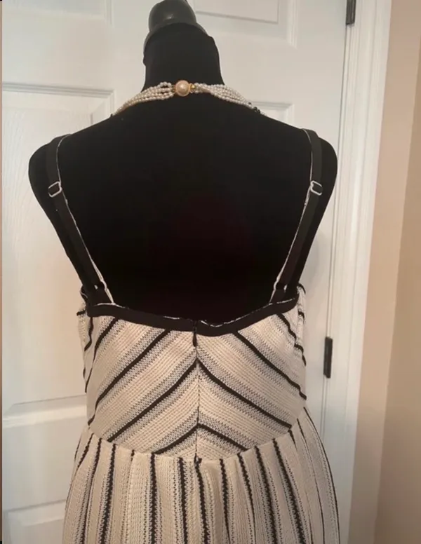 Striped maxi summer sundress Multiple Size M - Image 5