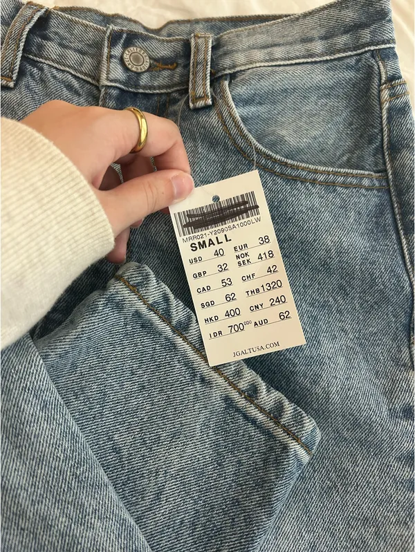 J. Galt High Rise Slim Jeans - Image 3