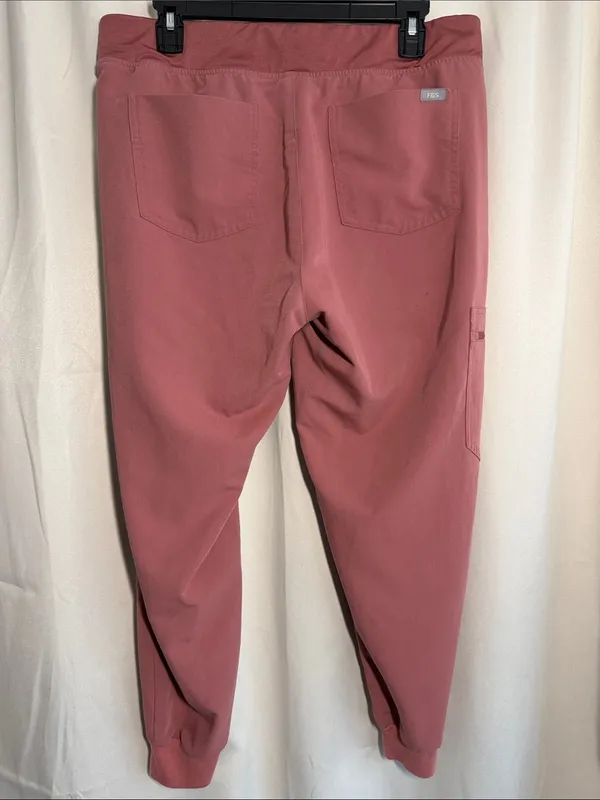 Figs Zamora‎ Jogger Scrub Pants Mauve Pink Large Petite - Image 4