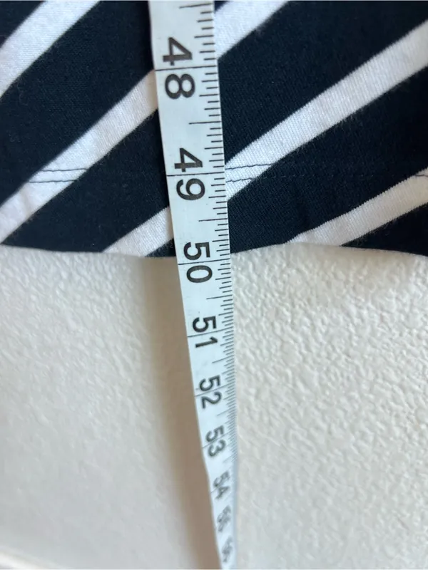 Madewell Women's Side-Tie Maxi Dress in Stripe‎ Dark Navy Relaxed Boho Comfy - Image 6